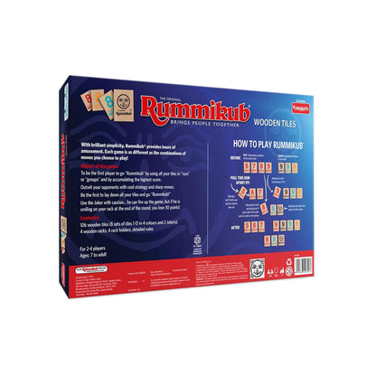 Funskool Rummikub Wooden Tiles Strategy Game
