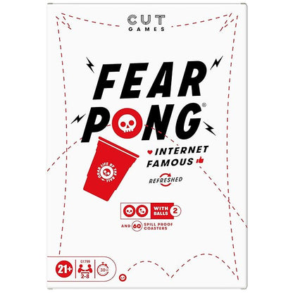 Fear Pong Adult Party Game: Internet Famous Extreme Dares & Wild Challenges