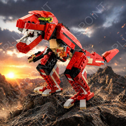 PLUSPOINT dinosaur blocks 3-in-1 Dinosaur Building Blocks Set Toy