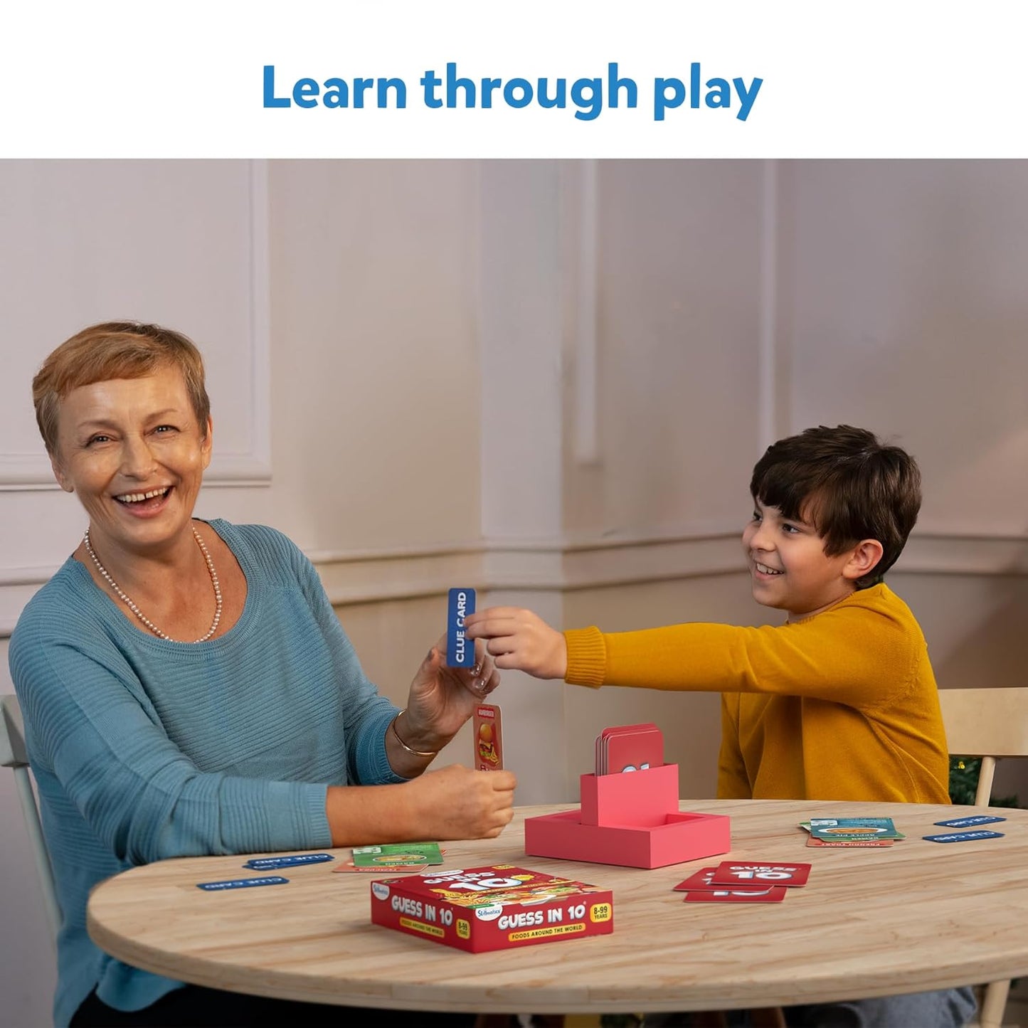 Skillmatics Guess in 10 Foods Around the World Educational Family Card Game