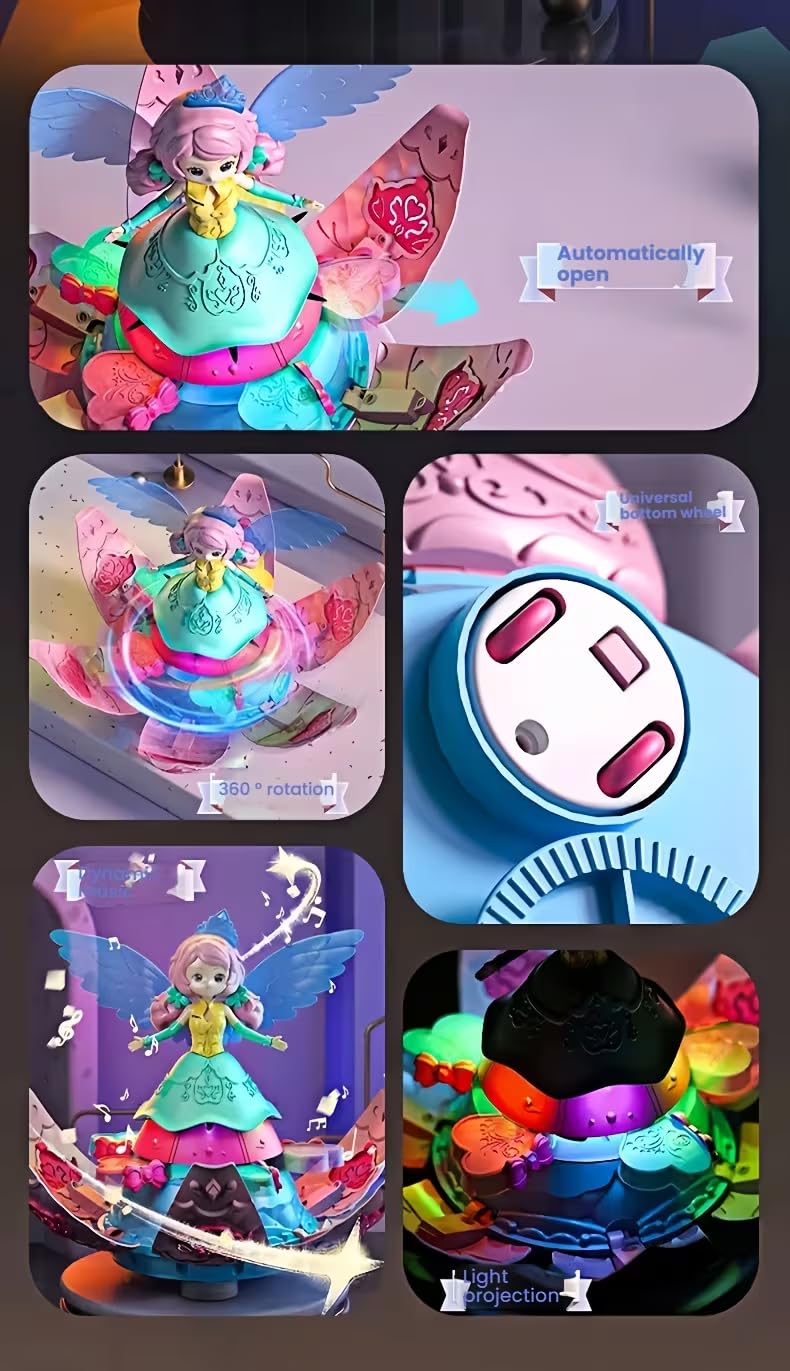 Quasar BT-0056 Musical Dancing Fairy Princess Doll Toy