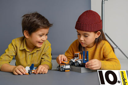 Onecado 5434 10-in-1 Engineering Vehicles Building Blocks Toy