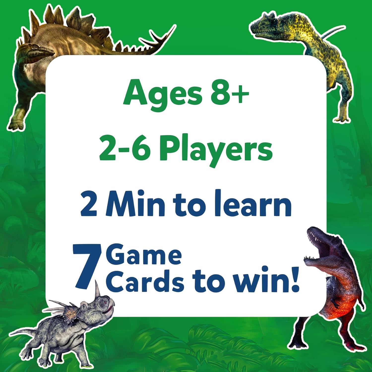 Skillmatics Guess in 10 Dinosaurs Card Game: Ultimate Family Trivia for Kids 8+