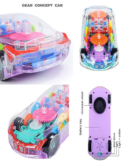 PRIMEFAIR XA_012XS_012 3D Gear Simulation Super Car Toy