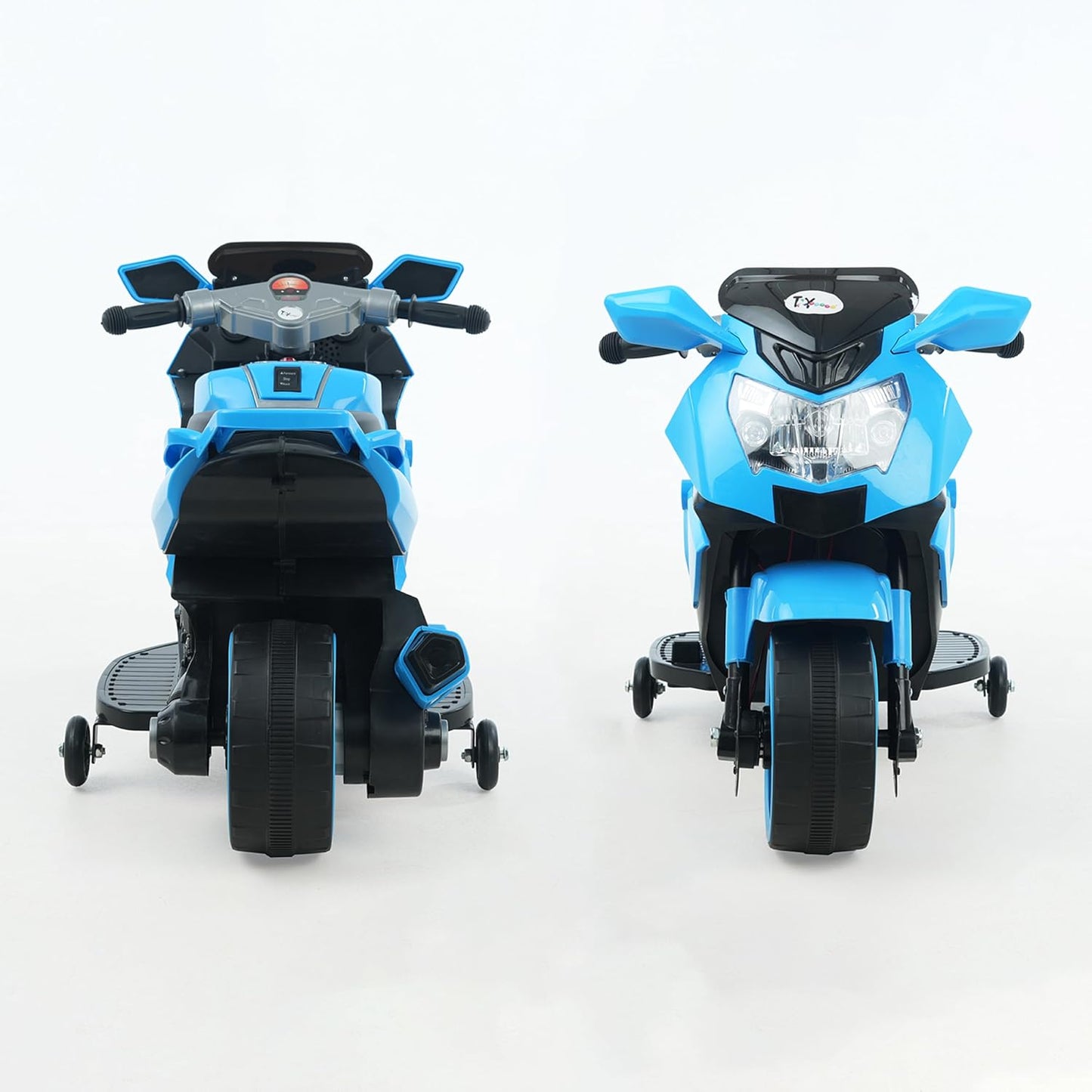 Toy House Mini Ninja Rechargeable Electric Ride-On Bike for Kids Blue