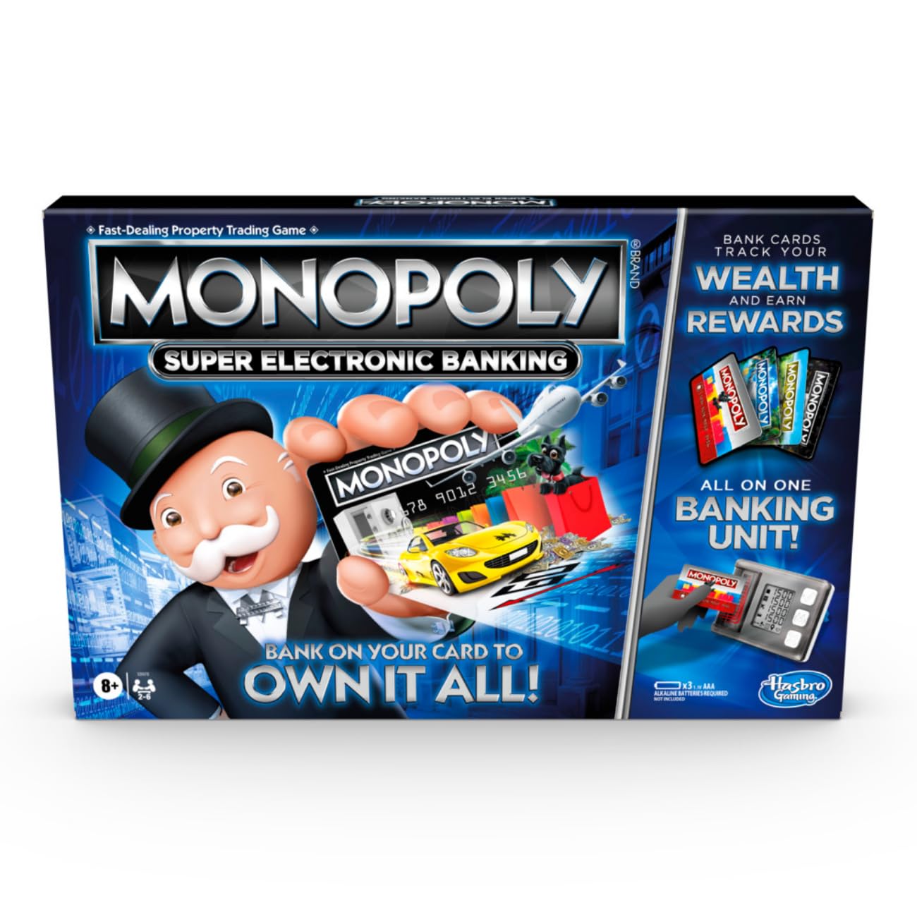 Monopoly Super Electronic Banking: Cashless Tap Technology Family Board Game 8+