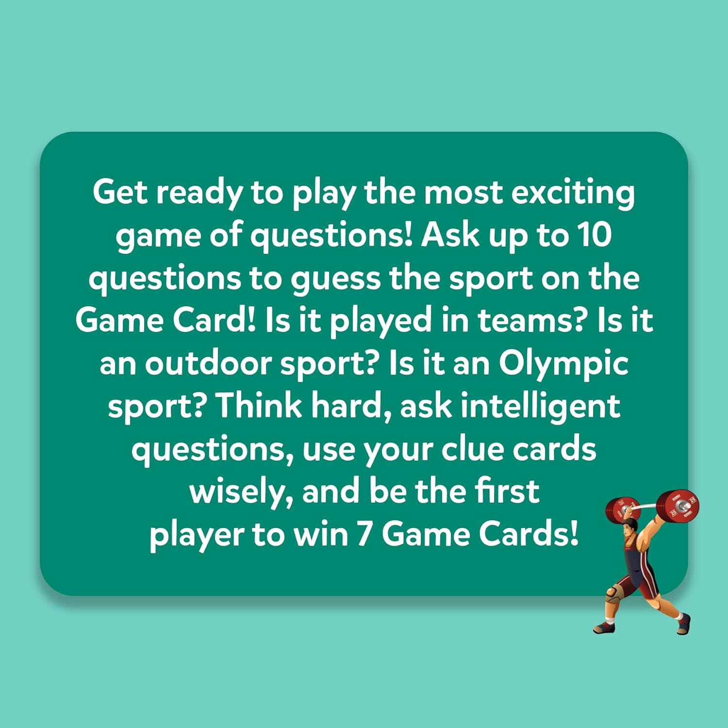 Skillmatics Guess in 10 Sports Fun Family Card Game, Educational Travel Toy