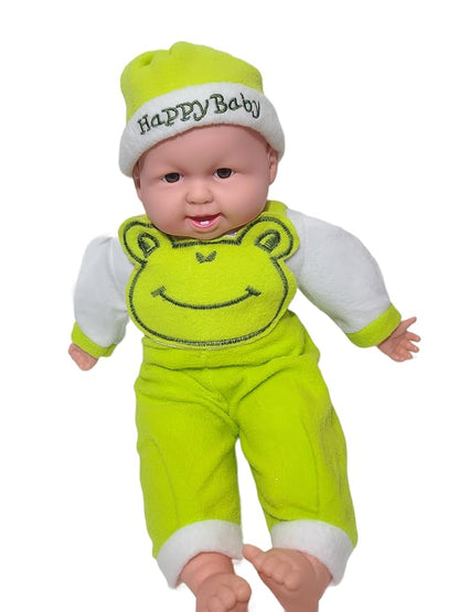 SHOPARAM 50H*25L*15W Neon Green Kids Laughing Musical Doll Toy