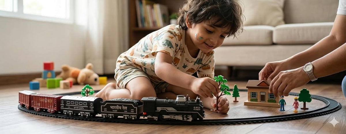 VUTOYS 6688HMBS Rechargeable Big Rail Train Set Toy