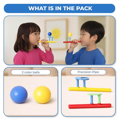 RATNA'S 7651 Wonder Blow Pipe Floating Ball Set Toy