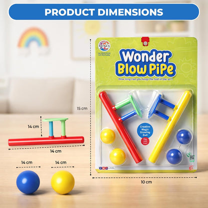 RATNA'S 7651 Wonder Blow Pipe Floating Ball Set Toy