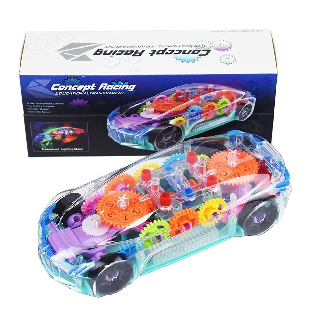 PRIMEFAIR XA_012XS_012 3D Gear Simulation Super Car Toy