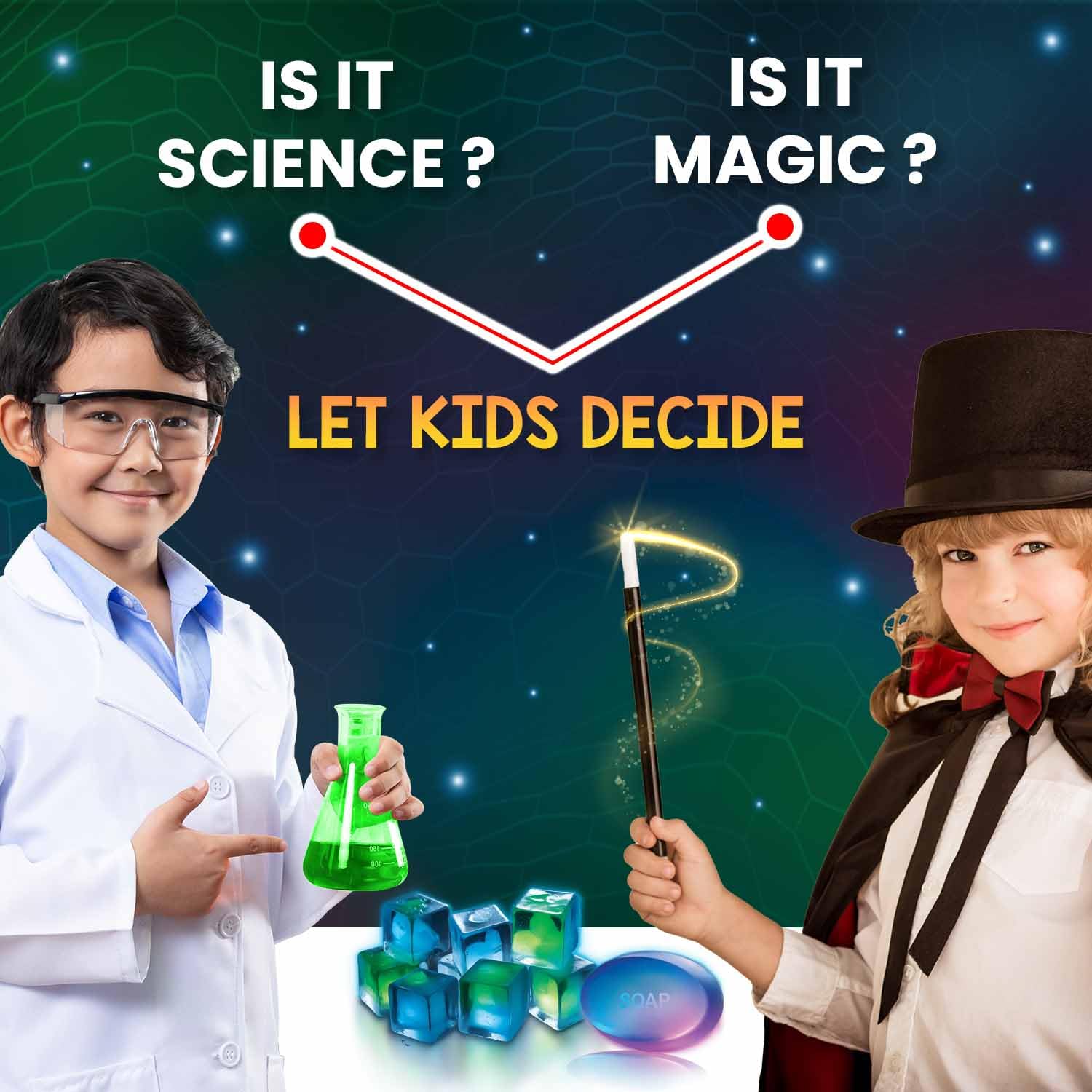 Smartivity Magic Glow-in-the-Dark Science Lab Kit for Kids STEM Experiments