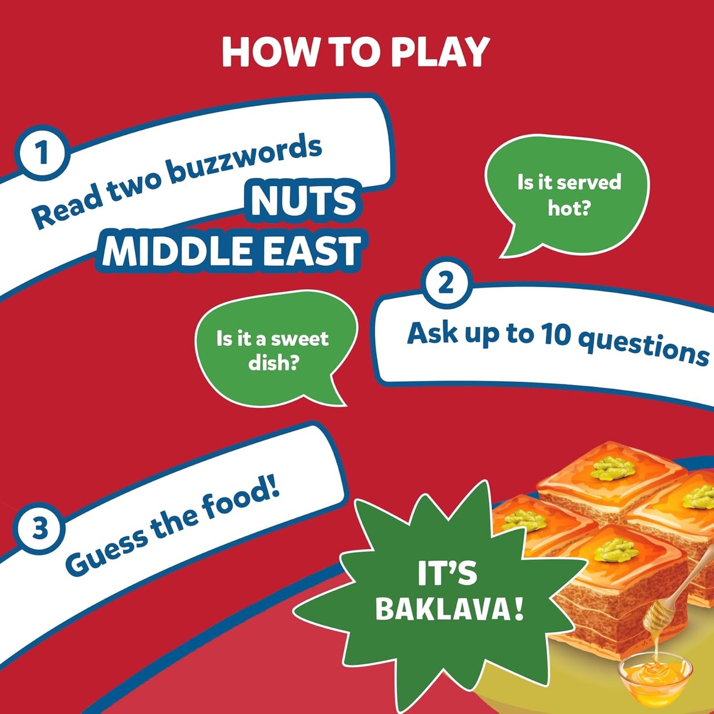 Skillmatics Guess in 10 Foods Around the World Educational Family Card Game
