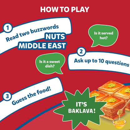 Skillmatics Guess in 10 Foods Around the World Educational Family Card Game