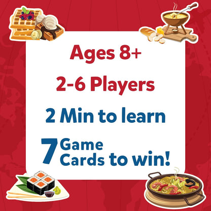 Skillmatics Guess in 10 Foods Around the World Educational Family Card Game