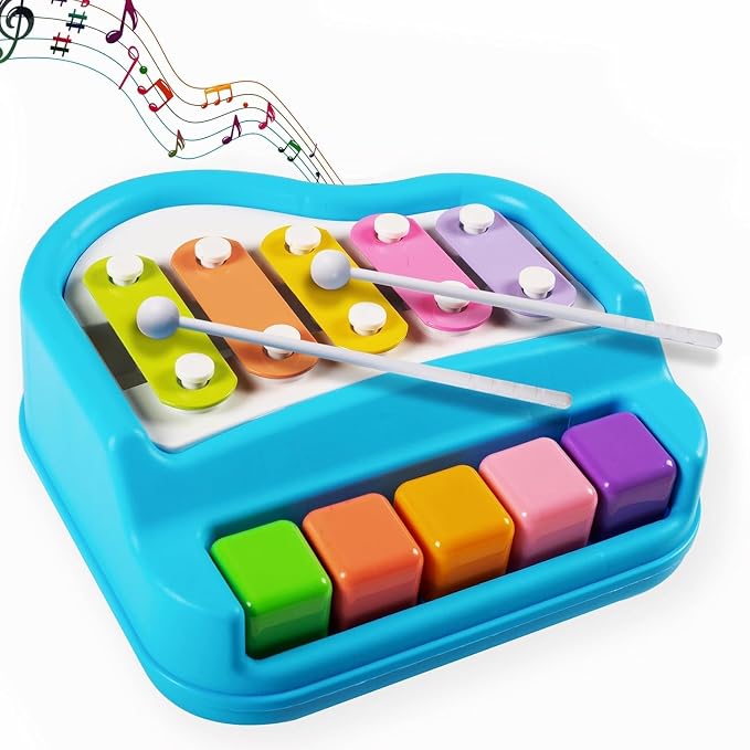 Toyzz Xyl-piano-001 2-in-1 Xylophone & Piano Musical Toy