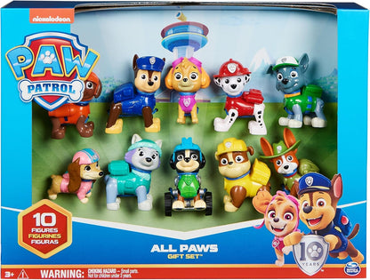 Spin Master Paw Patrol 10th Anniversary All Paws On Deck Toy Figures Gift Pack