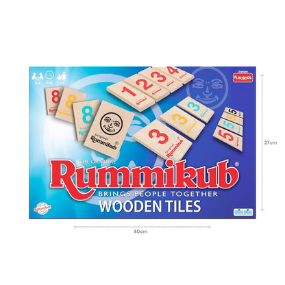 Funskool Rummikub Wooden Tiles Strategy Game