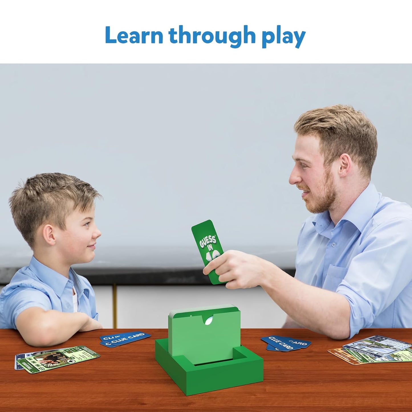 Skillmatics Guess in 10 Dinosaurs Card Game: Ultimate Family Trivia for Kids 8+
