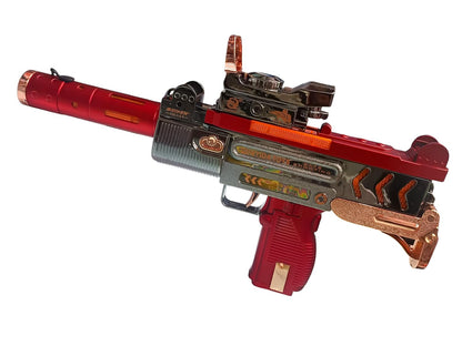 Musical Smoke Snipper Gun with Moving Top Loader, Smoke Telescopic Barrel, and Vibration Effect