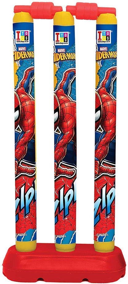 NIYANETAIL Kids Plastic Cricket Kit 28 Inch Spiderman