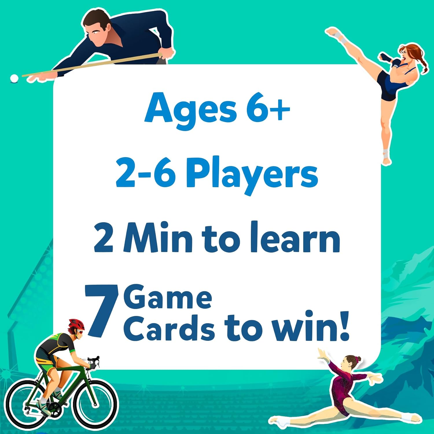 Skillmatics Guess in 10 Sports Fun Family Card Game, Educational Travel Toy