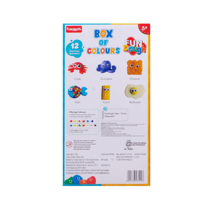 Fundough Box of Colours 12 Tubs Play Dough Set