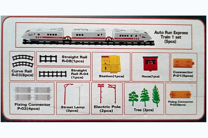 Mivyaa World SPEED001 Battery Operated 39-Piece Train Set Toy