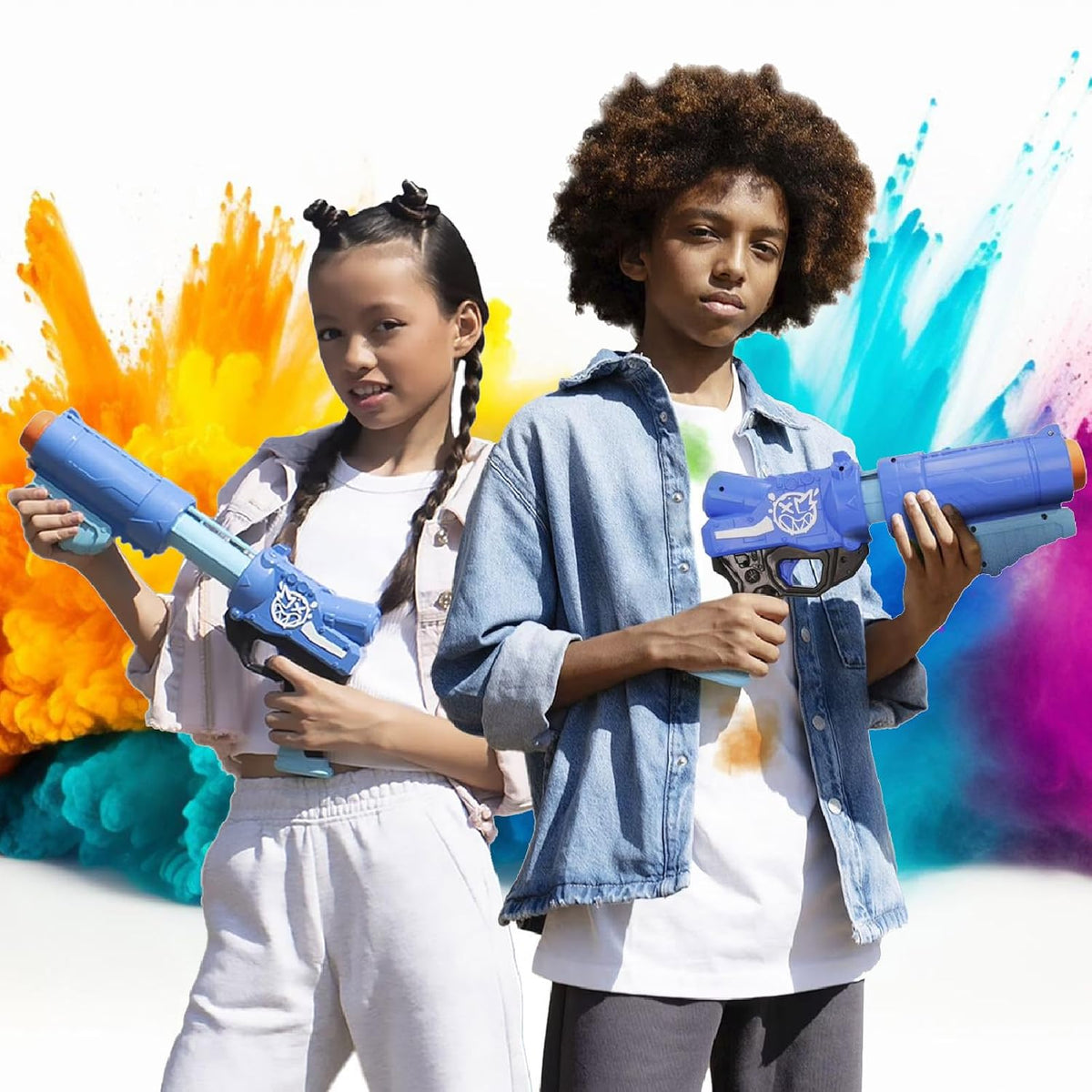 Funskool Color Clash Atomic Launcher Holi Toy Gun for Kids