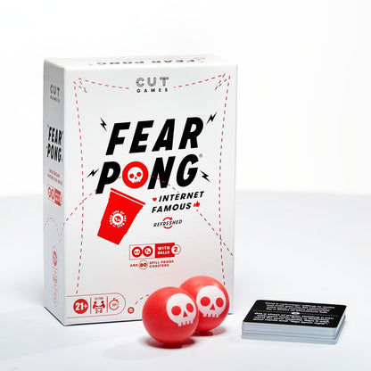Fear Pong Adult Party Game: Internet Famous Extreme Dares & Wild Challenges