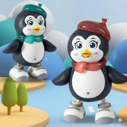 DZLING Musical Dancing Penguin Toy with LED Lights
