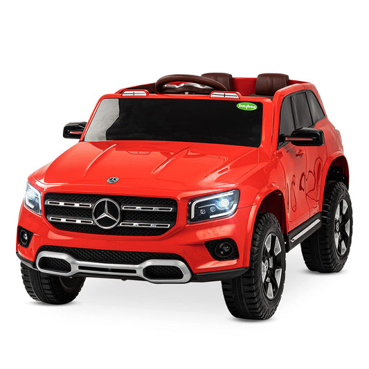 Tip Top Licensed Mercedes GLB Battery Operated Ride on Kids Car, Baby Car with USB, Music | Electric Kids Baby Big Car Toys | Battery Operated Car for Kids to Drive 2 to 6 Years Boys Girls (Red)