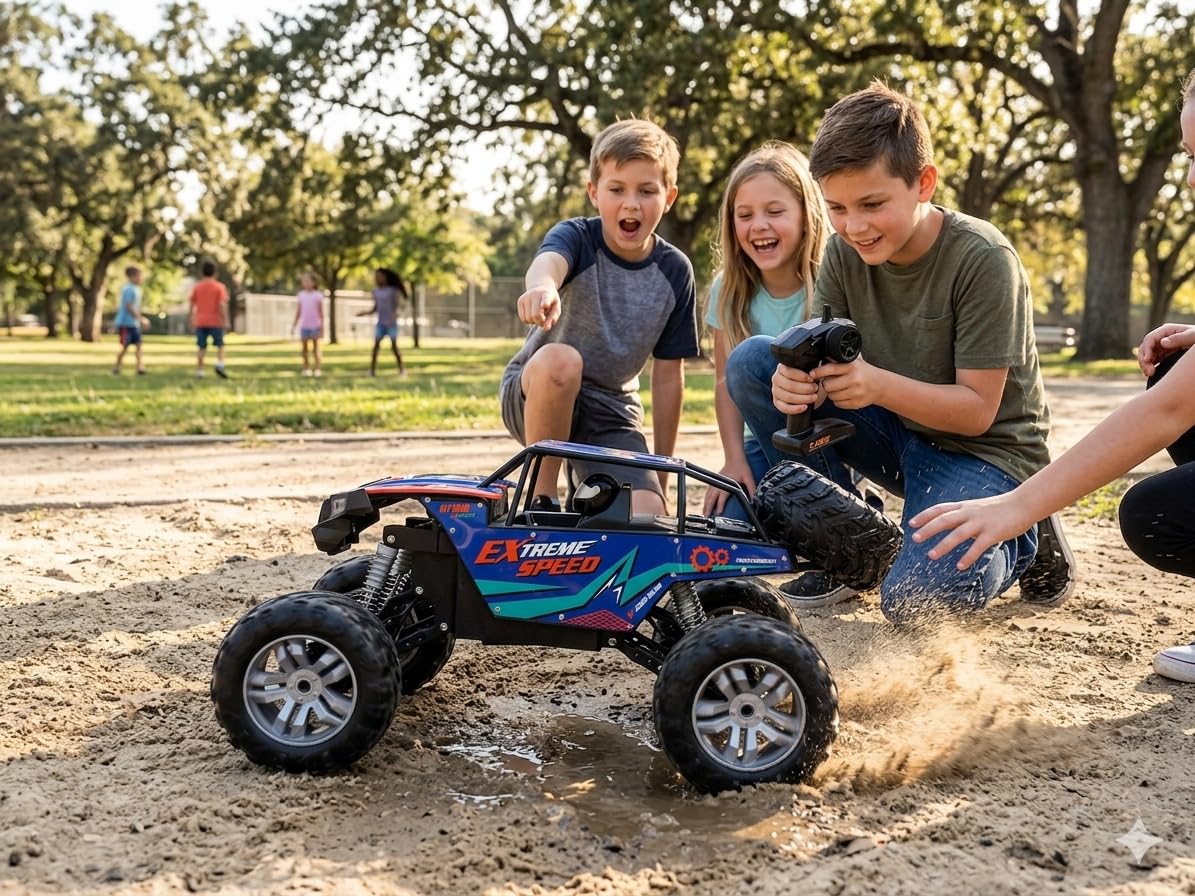 Kridaraa Rounds Car 4 Remote Control Off-Road Crawler Toy