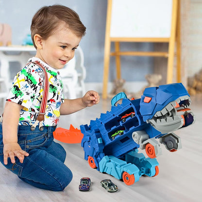 ISMETACU MF-111 Transport Dinosaur Truck Race Track Toy
