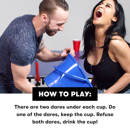 Fear Pong Adult Party Game: Internet Famous Extreme Dares & Wild Challenges