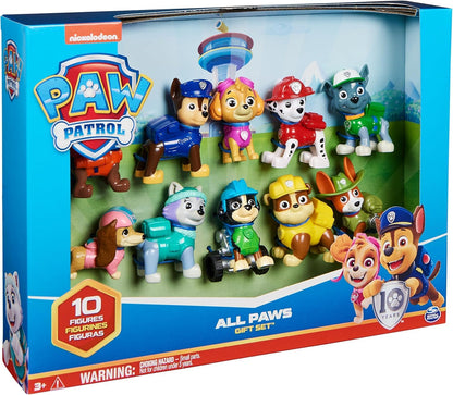 Spin Master Paw Patrol 10th Anniversary All Paws On Deck Toy Figures Gift Pack