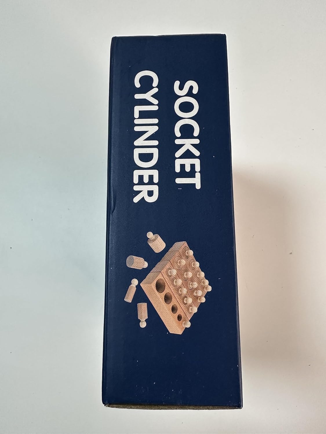 Montessori Wooden Cylinder Sorting Game: Educational Puzzle Blocks for Toddlers