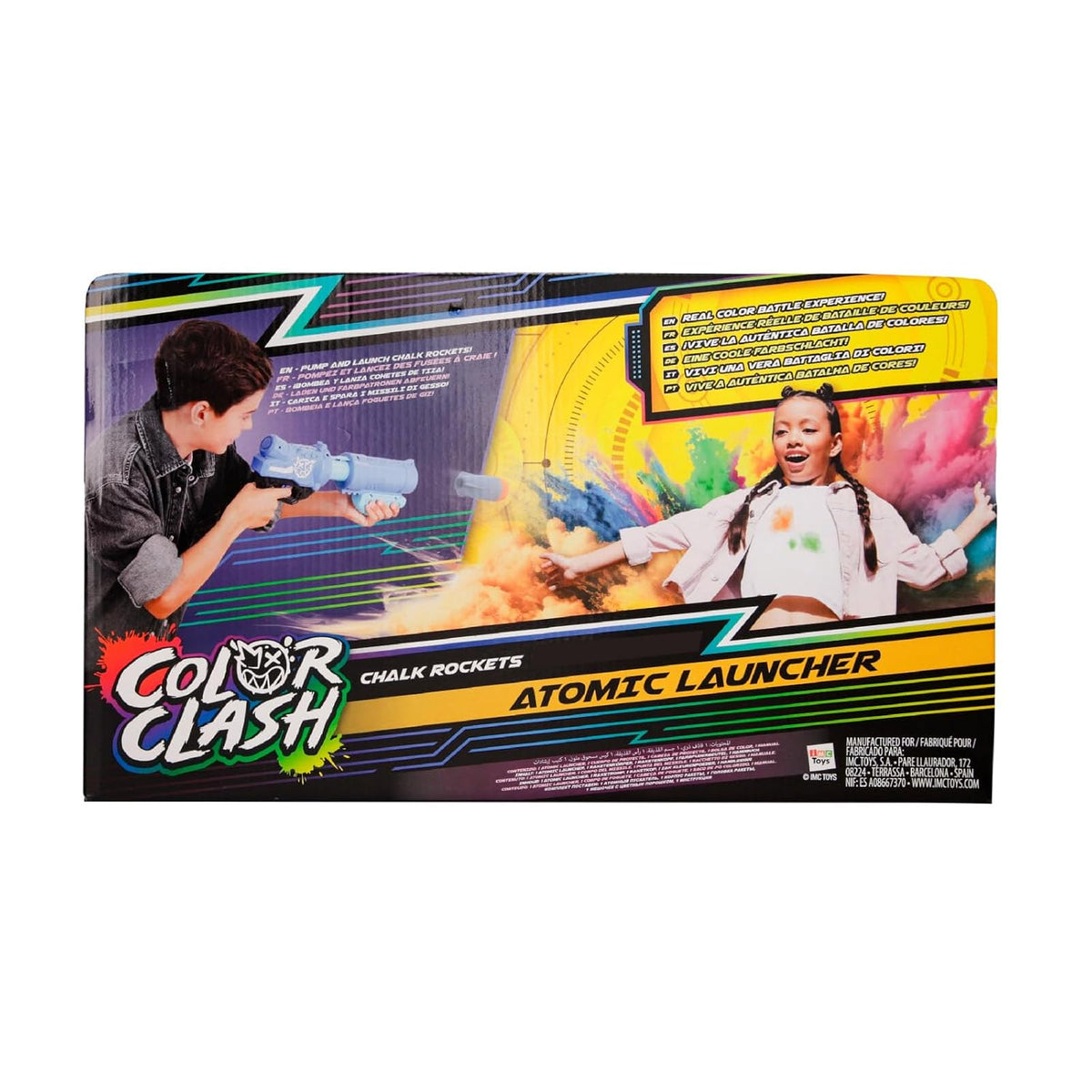 Funskool Color Clash Atomic Launcher Holi Toy Gun for Kids