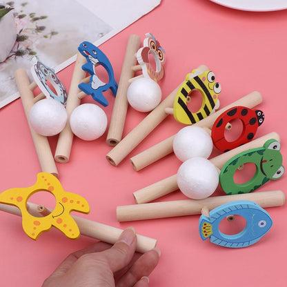 Enakshi Wooden Floating Ball Game: Educational Balance Toy for Kids & Adults
