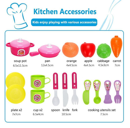 Magicwand 008-915 Carry Along Kitchen Food Pretend Play Set Toy