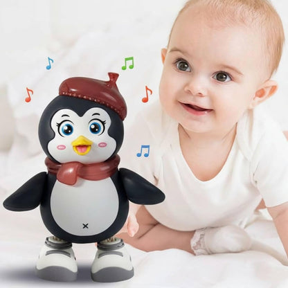 DZLING Musical Dancing Penguin Toy with LED Lights