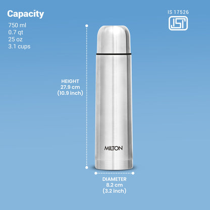 Milton Flip Lid Thermosteel Insulated Water Bottle