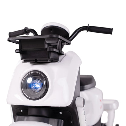 Toy House EV NIU Ride-On Scooter with Trailer for Kids EV06-White - Age 3+