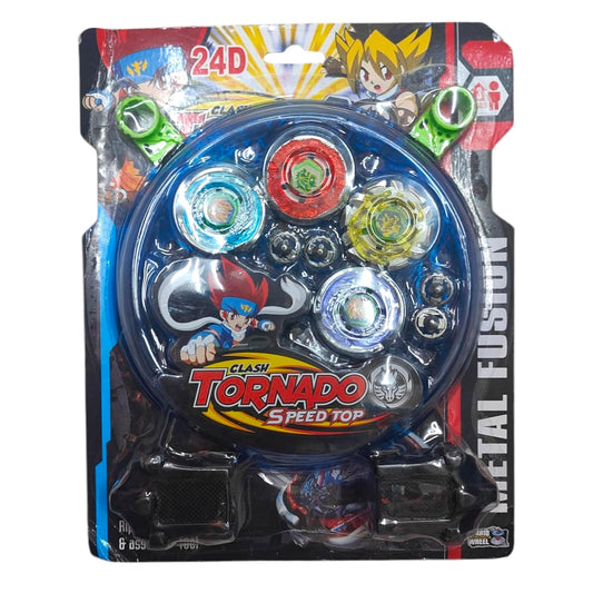 Generic 24D Metal Speed Top Battle Set Toy