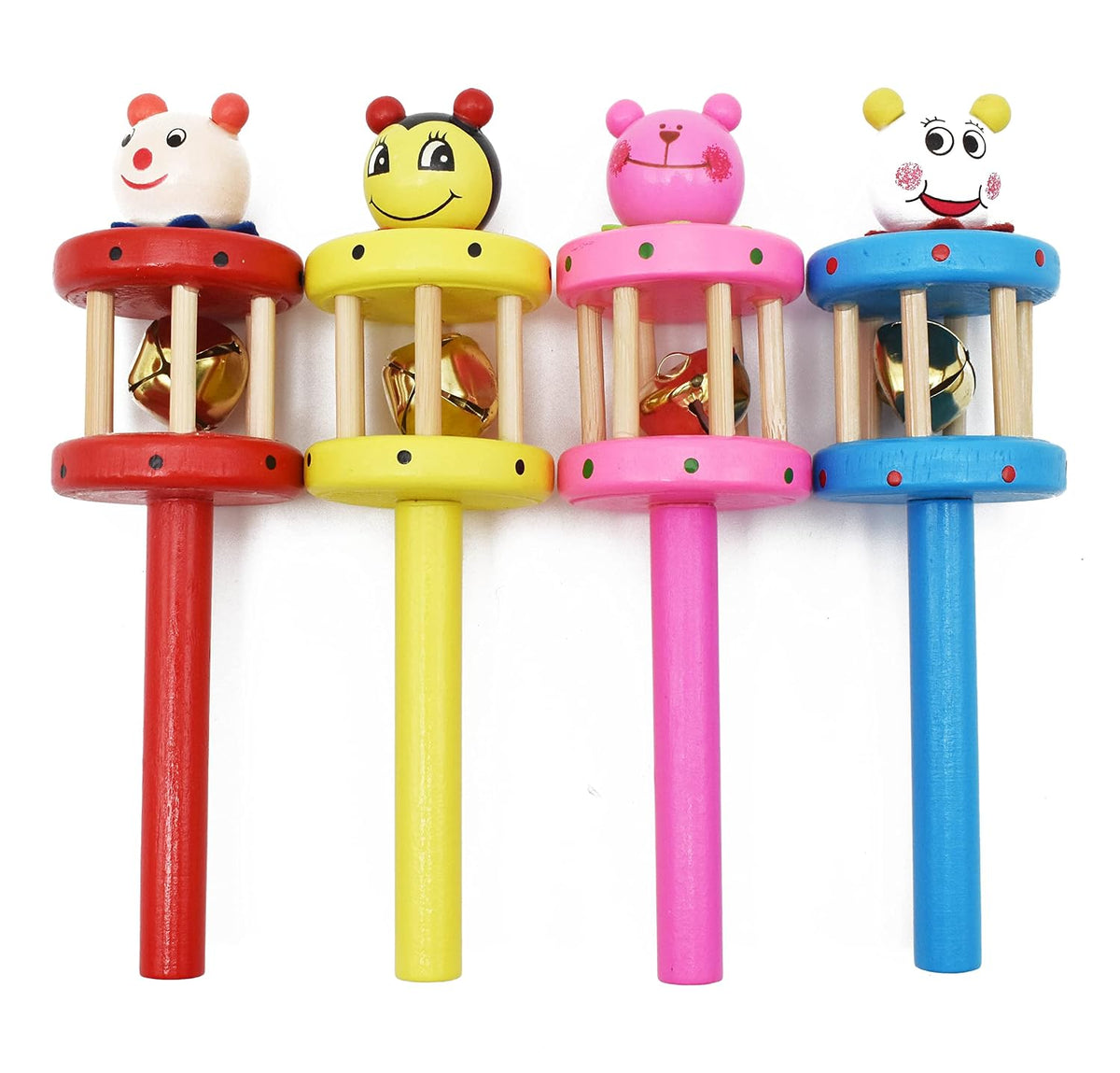 Justhandmade Wooden Jhingle Bell Toy