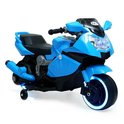 Toy House Mini Ninja Rechargeable Electric Ride-On Bike for Kids Blue