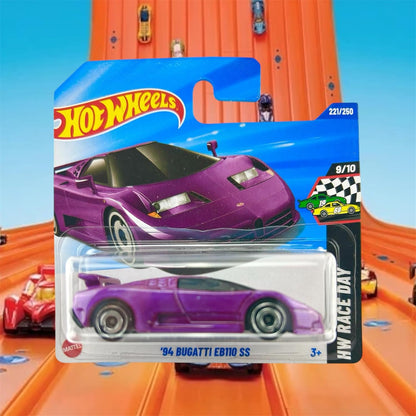 Hot Wheels 94 Bugatti EB110 Purple Race Day Die-Cast Car
