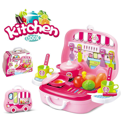 Magicwand 008-915 Carry Along Kitchen Food Pretend Play Set Toy