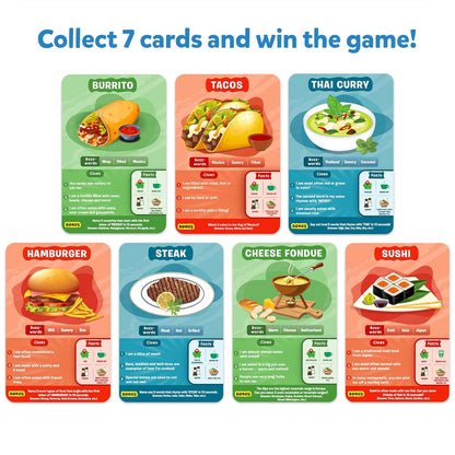 Skillmatics Guess in 10 Foods Around the World Educational Family Card Game